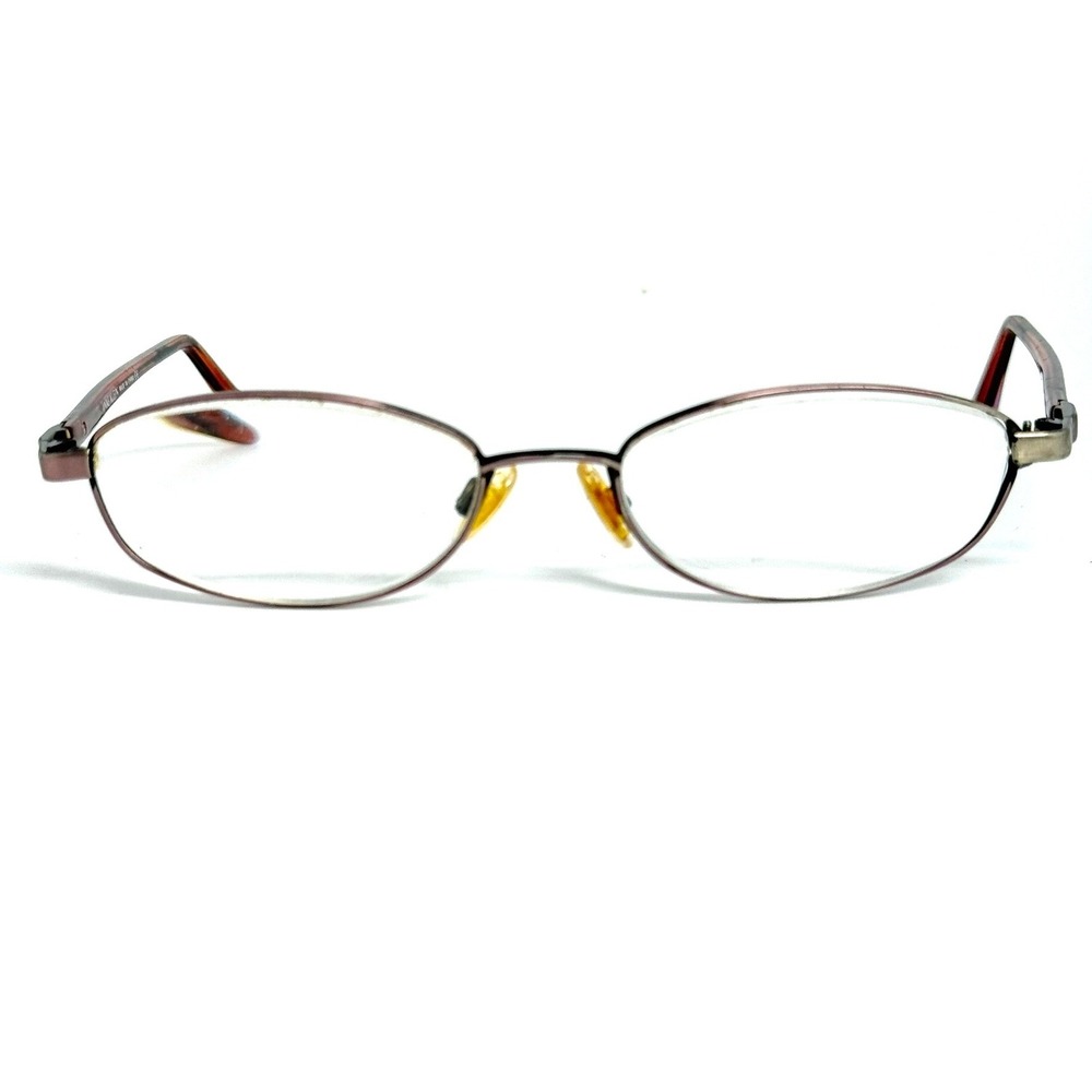 Anne Klein 9036 K1537-S Oval Eyeglass Frames Burgundy Metal 50-17-135